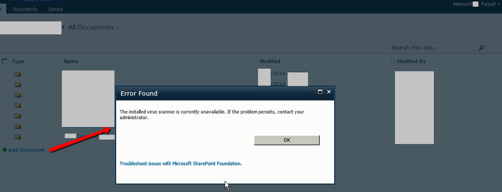 SPDev File Upload Failure when Symantec Antivirus for SP ProtectionEngine not Running