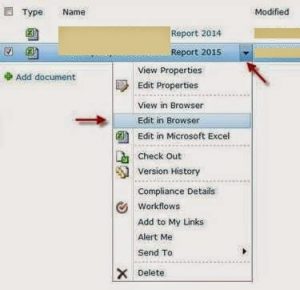 SharePoint Excel Web Services - Edit In Browser an Excel File